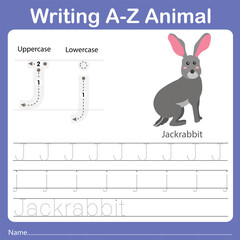 Illustrator of writing a-z animal jackrabbit