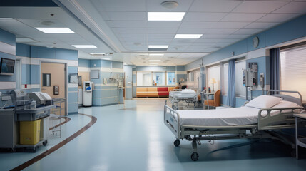 View of modern hospital interior