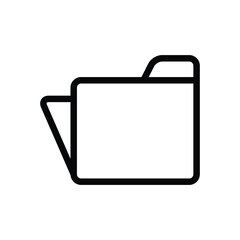 Folder data storage vector icon