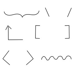 シンプルな記号セット