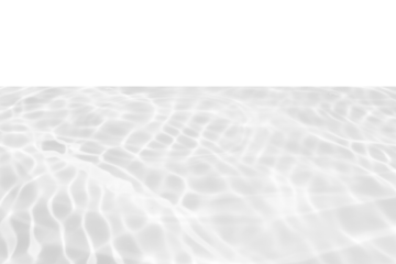 White water with ripples on the surface. Defocus blurred transparent white colored clear calm water surface texture with splashes and bubbles. Water waves with shining pattern texture background.