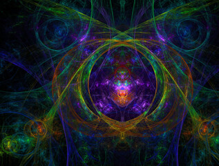 Imaginatory fractal abstract background Image