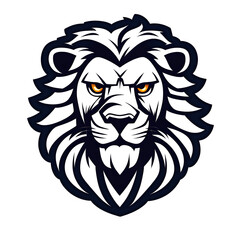 Obraz premium lion head illustration mascot logo