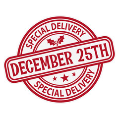 Special Delivery sticker png, Santa's Special delivery, sticker png,  Sticker png, sticker png, North Pole sticker, Christmas sticker png, transfer background, North pole express