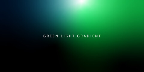 abstract green gradient banner background
