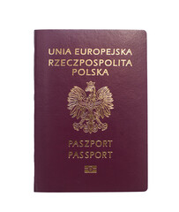 Polski paszport. Unia Europejska, strefa Schengen. Podróże. - obrazy, fototapety, plakaty