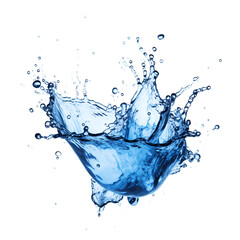 water splash isolated On a transparent background PNG is easy to use to decorate projects.