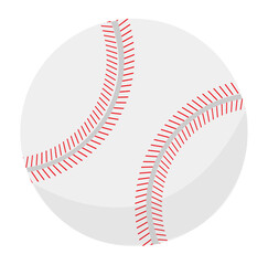 Baseball ball, game equipment for playing vector