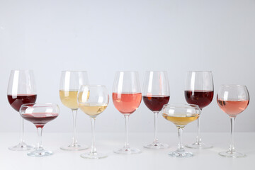 Gourmet concept, delicious alcohol drink concept - wine