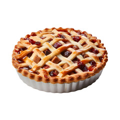 christmas pie isolated