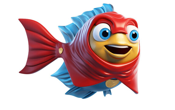 Avenger Super Fish 3D Cartoon