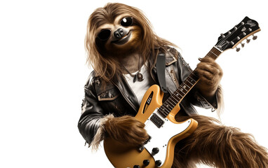 Rockstar Sloth A Laid Back Jam Session