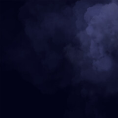 Fototapeta Night sky with clouds, dissipating smoke obraz