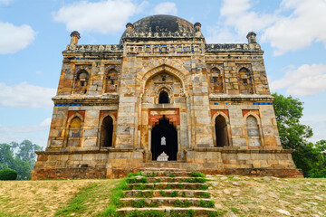 Shish Gumbad at Lodi Gardens in Delhi, India