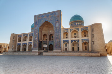Fototapeta The Mir-i-Arab Madrasa at Po-i-Kalan complex in Bukhara obraz
