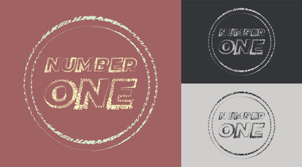 Professional & Creative Number 1 logo for corporate company in the word one