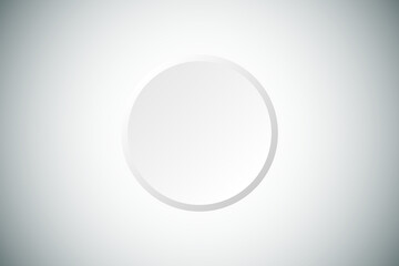 white oval frame