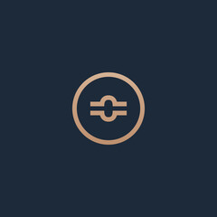 comparison logo, vector logo, isolated logo, symbol logo, simple design