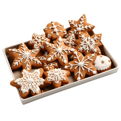 Fototapeta premium gingerbread cookies on a plate