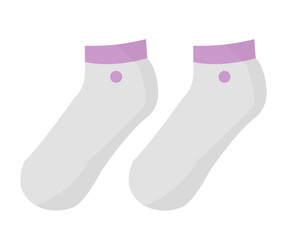 Fashionable, stylish socks for women or girls