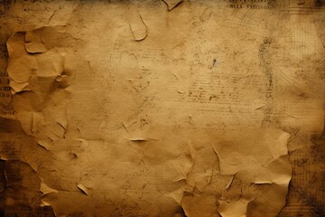 background with a vintage appearance resembling aged paper. Generative AI