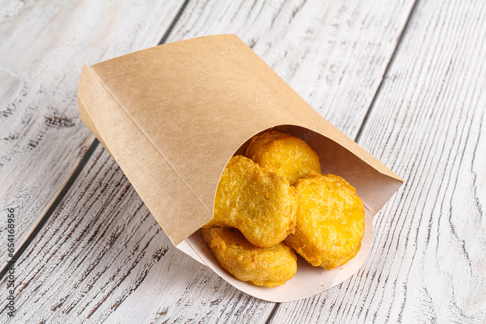 Canvas Prints crunchy crispy chicken nuggets snack