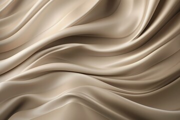 background with satin waves. Generative AI