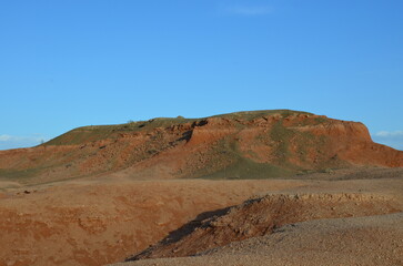 landscape in the desert