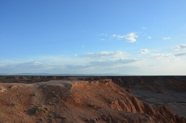 landscape in the desert