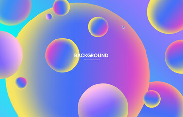 Background with bubbles, Pink background, abstract background with bubbles