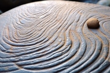 detail of textured surface of a reiki stone