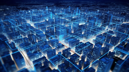 Big data, Binary Code, Abstract technology background wallpaper