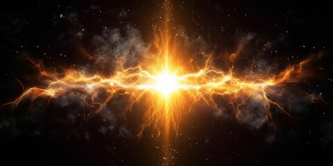 Energy Lightning. Thunderbolt Background