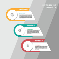 Infographic template design 