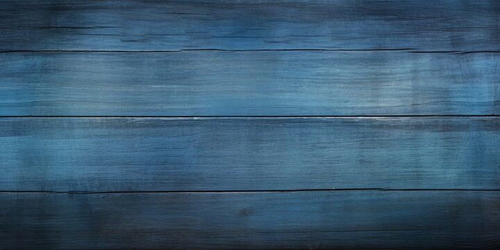 old blue wood table background, wooden grunge texture dark black vintage wallpaper, Generative AI