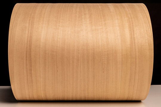 roll of tanganika wood veneer