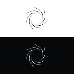 Circle vector logo template illustration