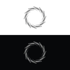 Circle vector logo template illustration