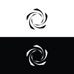 Naklejka premium Circle vector logo template design