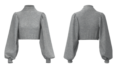 Women wool sweater. Trendy women's clothing. Knitted apparel