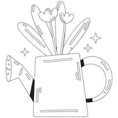 Health Mind Creative Idea 2D Outline Illustrations