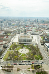Berlin, Germany - April 19, 2023: Berlin aerial view from Berlin Television Tower © Alexander