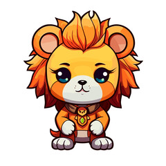 Lion, Illustration PNG, Cartoon Graphic Design Tshirt