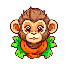 Monkey, Illustration PNG, Cartoon Graphic Design Tshirt