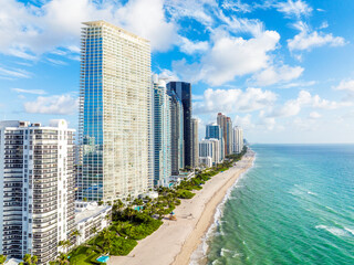 Aerial View, Sunny Isles Beach.North Miami..Miami,  Florida,USA