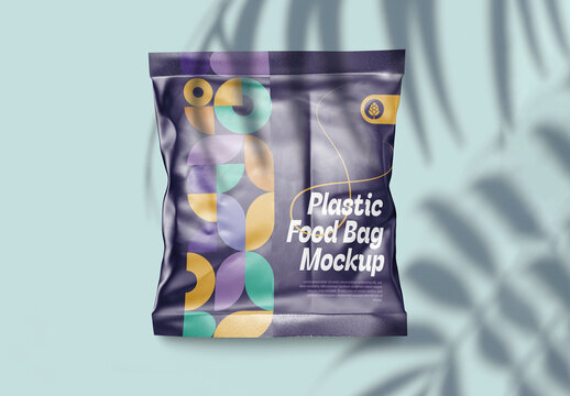 Plastic Chips bag mockup
