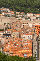 Fototapeta na wymiar Dubrovnik city details medieval buildings old game of thrones