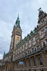Naklejka premium Hamburg Town Hall