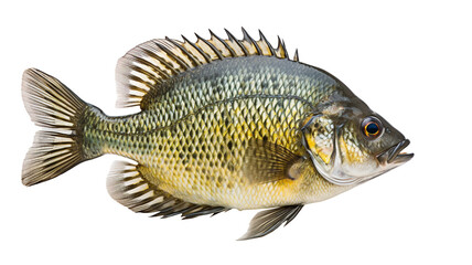 Fototapeta premium Panfish isolated on transparent background PNG