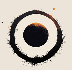 Circle illustration of an background